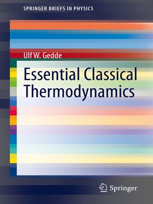 cover image of Essential Classical Thermodynamics